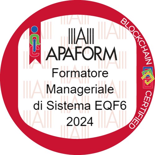 Formatore manageriale di sistema livello EQF 6 stimato da APAFORM